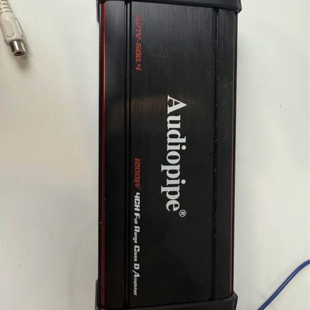 Audiopipe APTV-600.4 1200 watt 4 channel full range class d amp